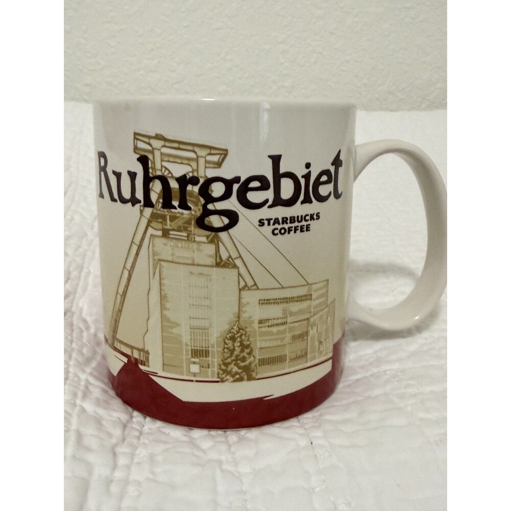 RARE New Starbucks Ruhrgebiet City Mug Global Collectors Coffee Cup 16 ozs  2016